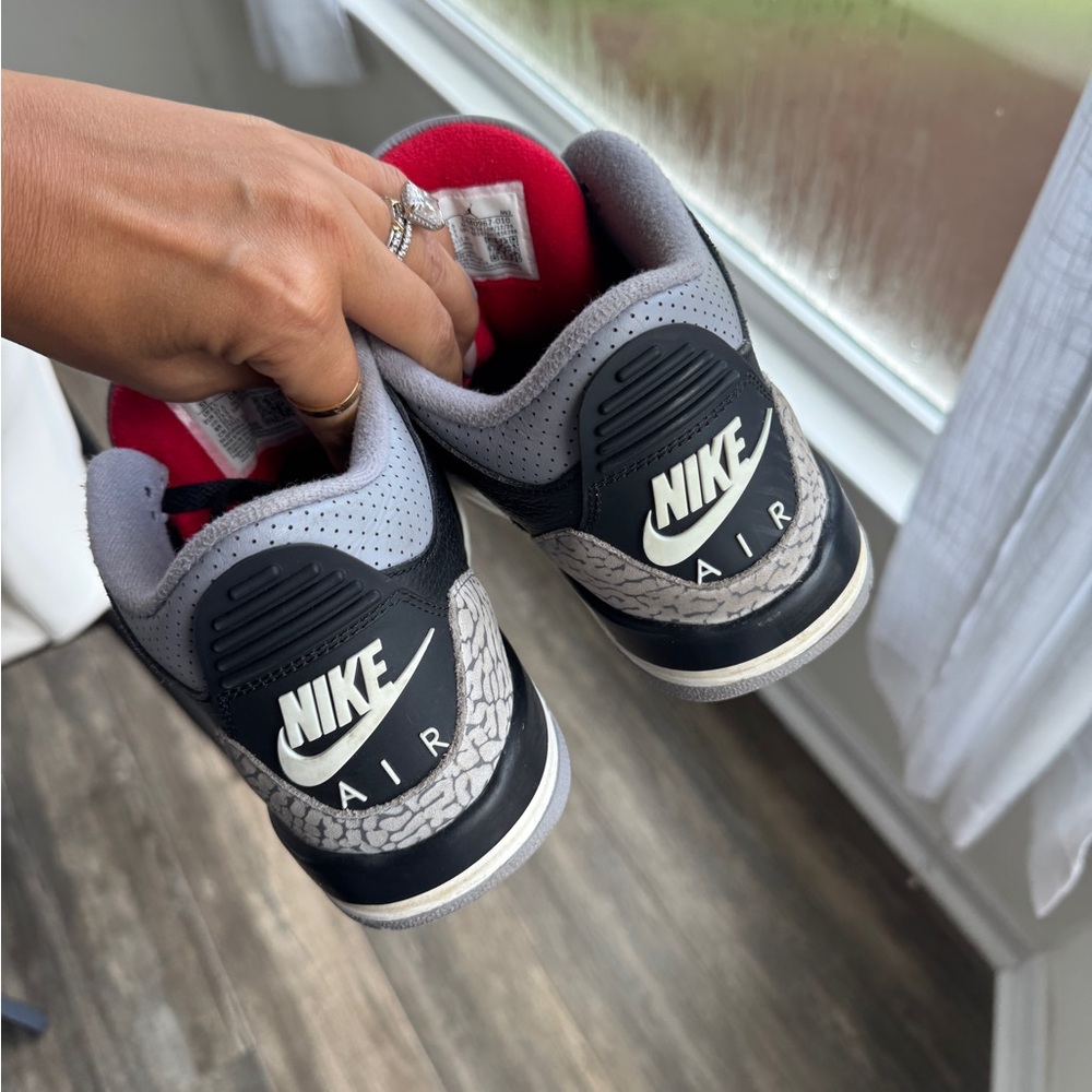 Jordan 3 retro black cement 5 6.5 - Picture 5 of 7